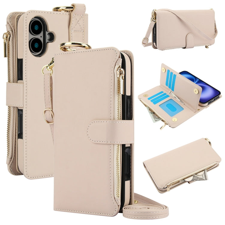 Crossbody Ring Multifunctional Wallet Leather Phone Case, Series 4