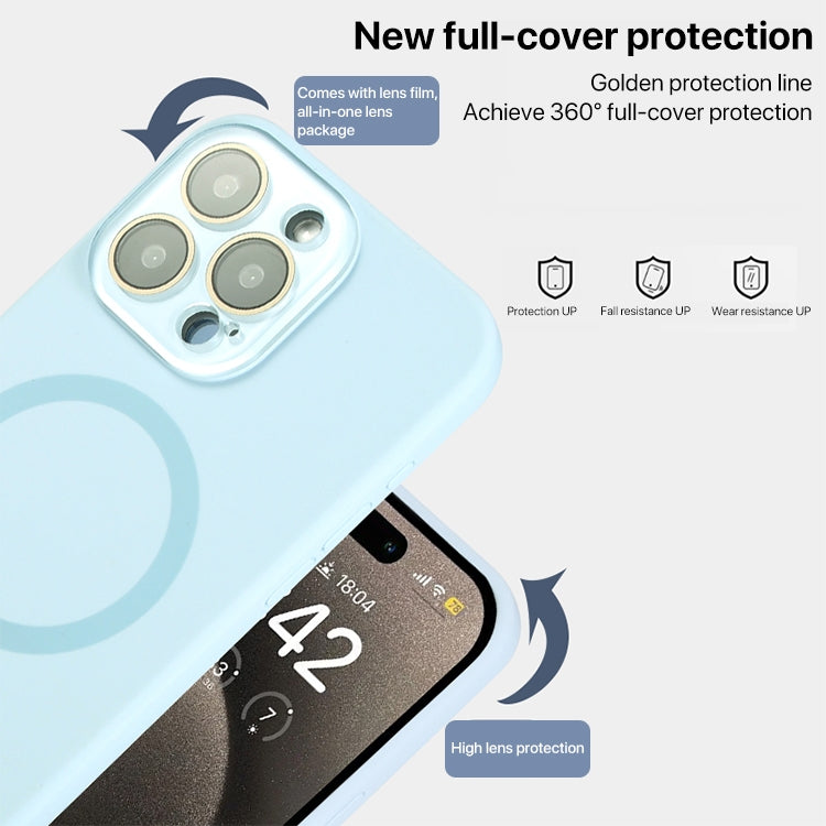 Liquid Silicone MagSafe Full Coverage Phone Case with Lens Film, Series 1