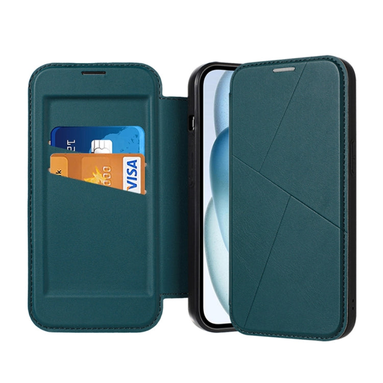 Magnetic Armor Series RFID Card Slots Leather Phone Case, Series 2