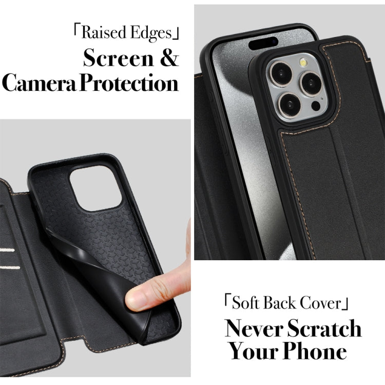 Magnetic Armor Series RFID Card Slots Leather Phone Case, Series 2