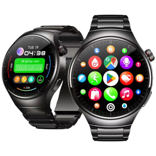 Zeblaze Thor Ultra 1.43 inch AMOLED Screen Android Smart Watch, Steel Strap, Steel Strap