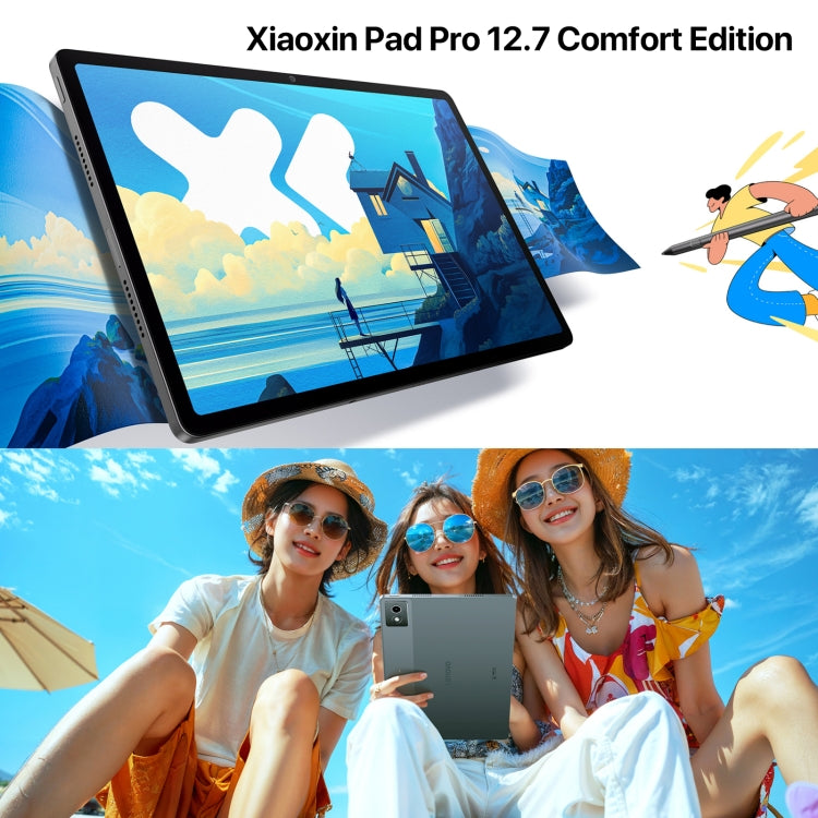 Lenovo Xiaoxin Pad Pro 12.7 inch 2025 Paperlike Screen WiFi Tablet, ZUI 16, MediaTek Dimensity 8300 Octa Core