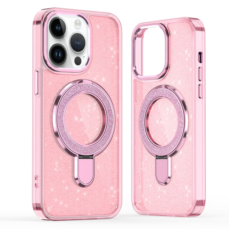 Glitter Ring Holder MagSafe Phone Case, For iPhone 13 Pro Max, For iPhone 13 Pro, For iPhone 12 / 12 Pro, For iPhone 12 Pro Max, For iPhone 11, For iPhone XR