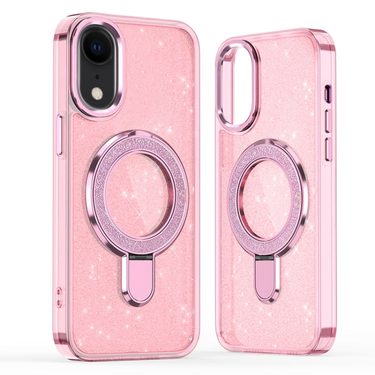 Glitter Ring Holder MagSafe Phone Case, For iPhone 13 Pro Max, For iPhone 13 Pro, For iPhone 12 / 12 Pro, For iPhone 12 Pro Max, For iPhone 11, For iPhone XR