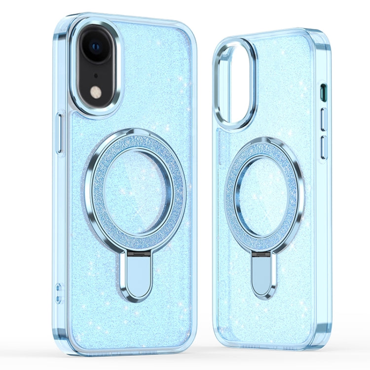 Glitter Ring Holder MagSafe Phone Case, For iPhone 13 Pro Max, For iPhone 13 Pro, For iPhone 12 / 12 Pro, For iPhone 12 Pro Max, For iPhone 11, For iPhone XR