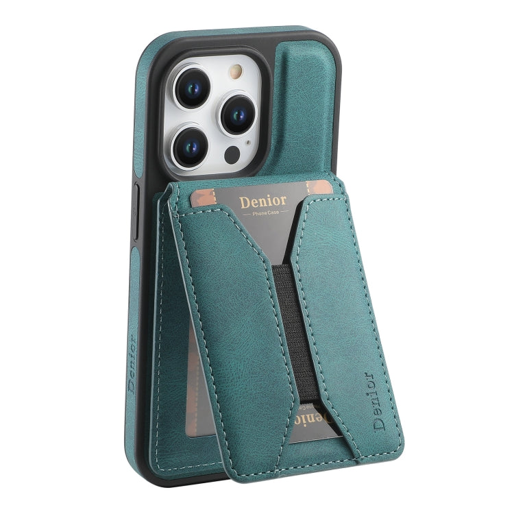 Denior D17 Skin Feel MagSafe Detachable Card Slot Phone Case, Series 2