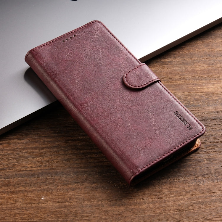 N.BEKUS CSJ-P1 Solid Color Leather Phone Case