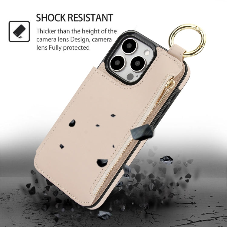 RFlD Anti-theft Double Buckle Ring Zipper Card Phone Case, Series 3