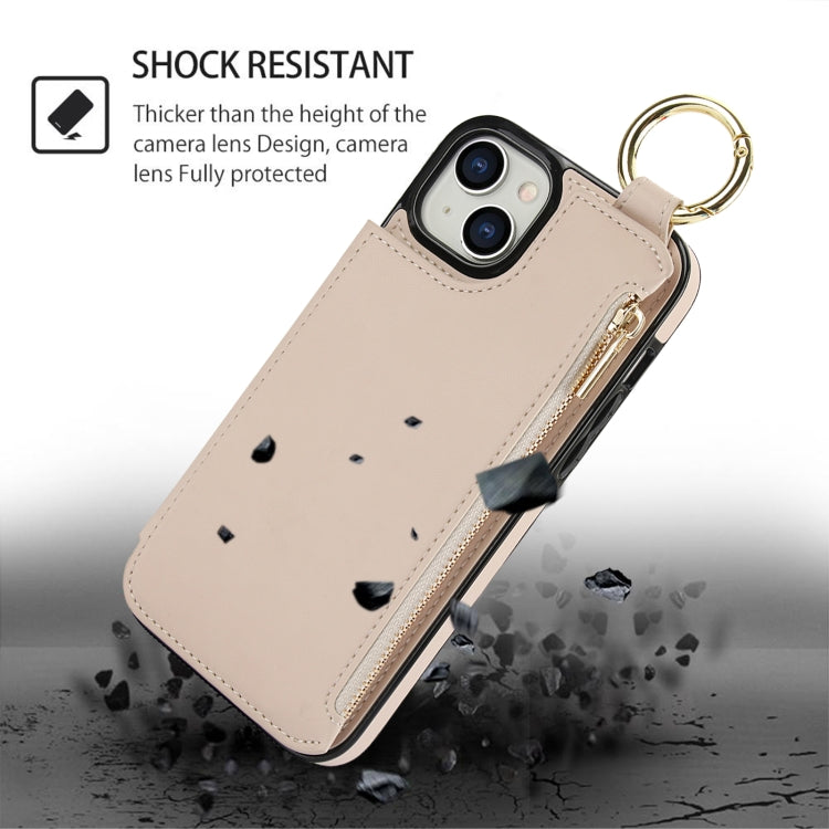 RFlD Anti-theft Double Buckle Ring Zipper Card Phone Case, Series 5