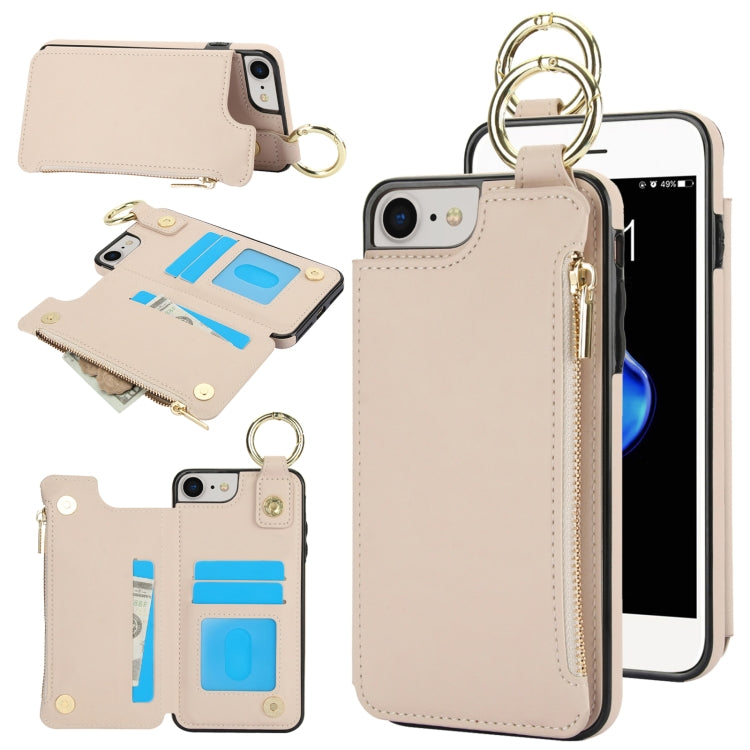 RFlD Anti-theft Double Buckle Ring Zipper Card Phone Case, Series 5