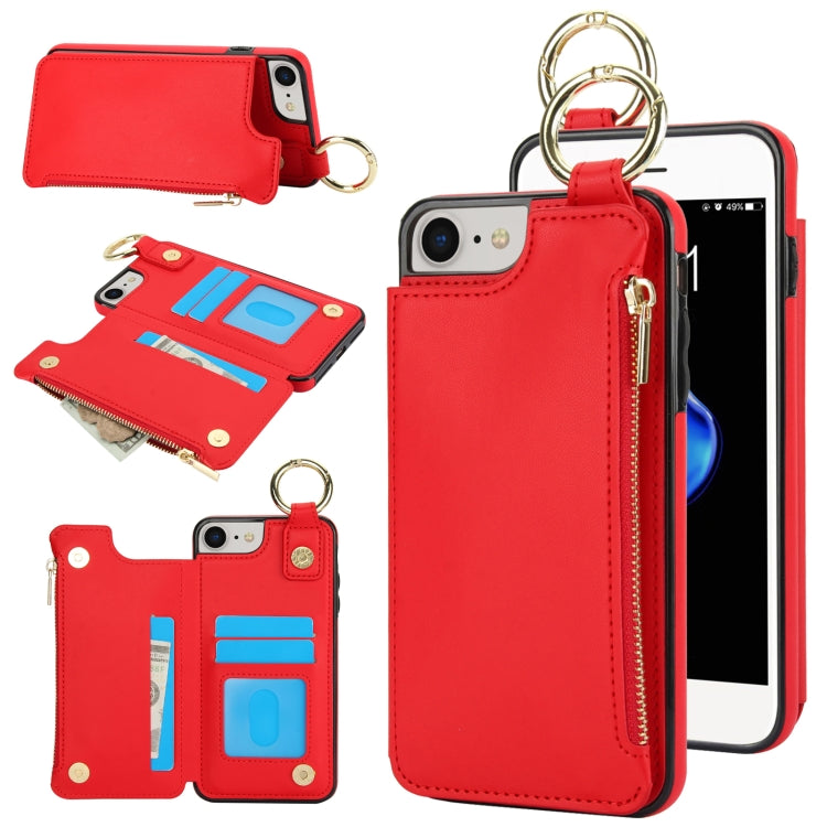 RFlD Anti-theft Double Buckle Ring Zipper Card Phone Case, Series 5