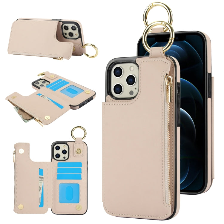 RFlD Anti-theft Double Buckle Ring Zipper Card Phone Case, Series 3