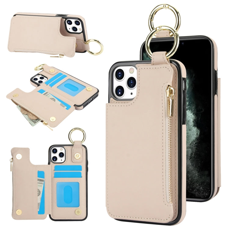 RFlD Anti-theft Double Buckle Ring Zipper Card Phone Case, Series 5