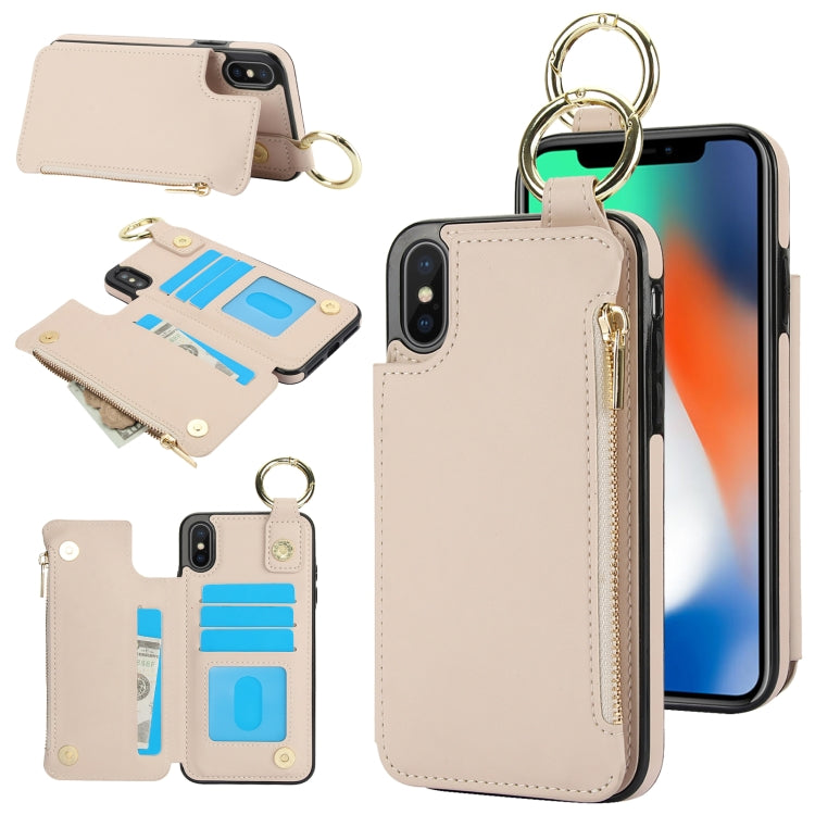 RFlD Anti-theft Double Buckle Ring Zipper Card Phone Case, Series 4