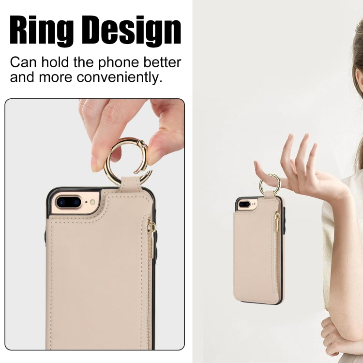 RFlD Anti-theft Double Buckle Ring Zipper Card Phone Case, Series 2