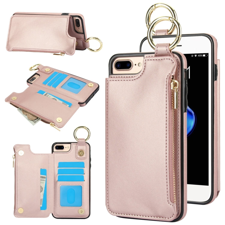 RFlD Anti-theft Double Buckle Ring Zipper Card Phone Case, Series 2