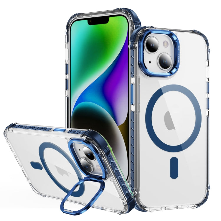 Rainbow Series Transparent MagSafe Lens Holder Phone Case, Series 2