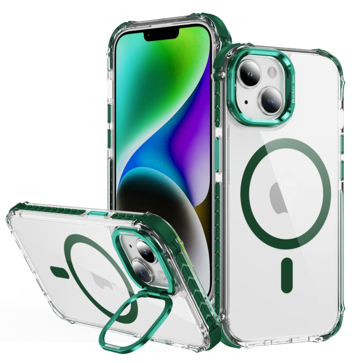 Rainbow Series Transparent MagSafe Lens Holder Phone Case, Series 3