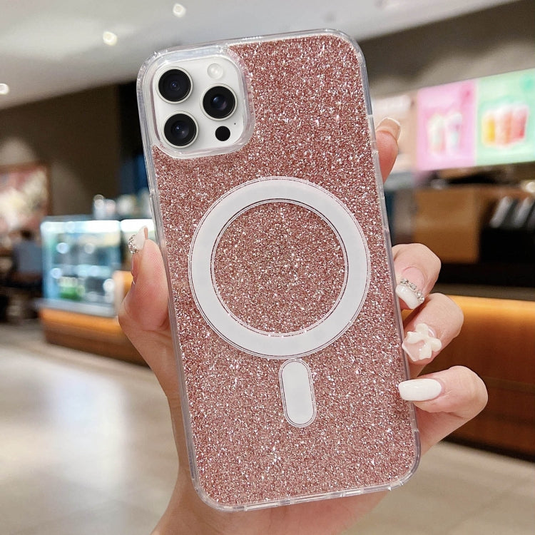 Acrylic Transparent Glitter MagSafe Phone Case, Series 6