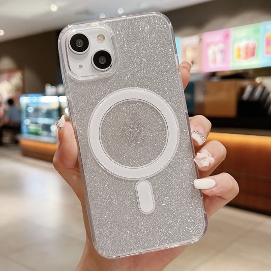 Acrylic Transparent Glitter MagSafe Phone Case, Series 7