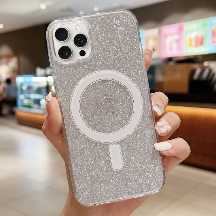 Acrylic Transparent Glitter MagSafe Phone Case, Series 3