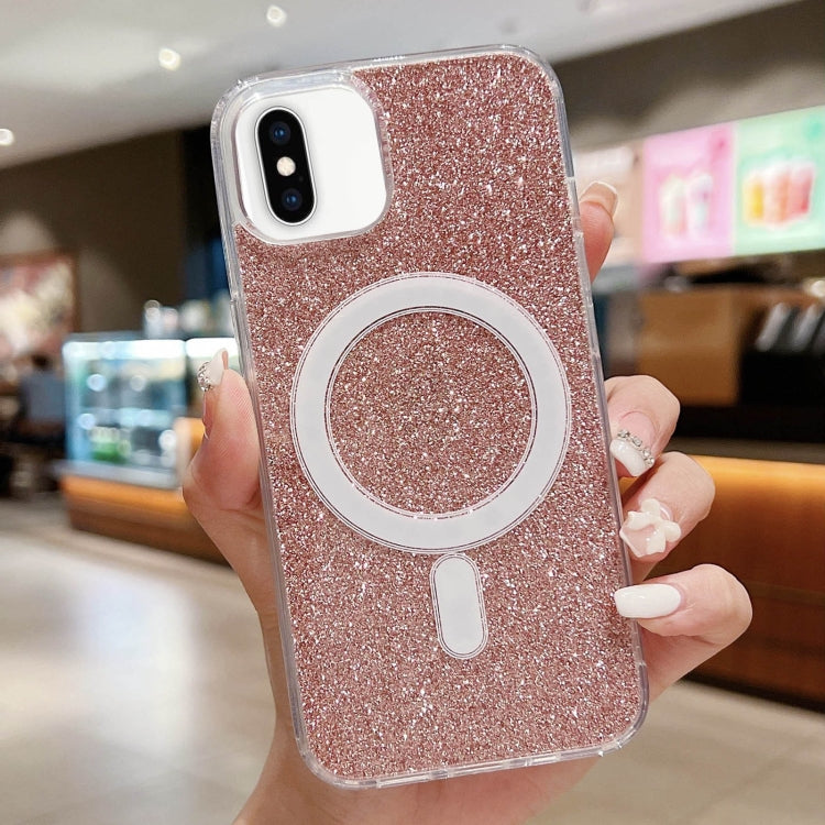 Acrylic Transparent Glitter MagSafe Phone Case, Series 4