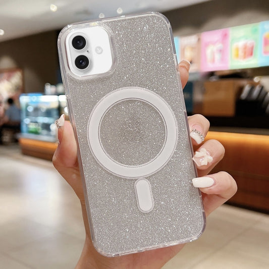 Acrylic Transparent Glitter MagSafe Phone Case, Series 2