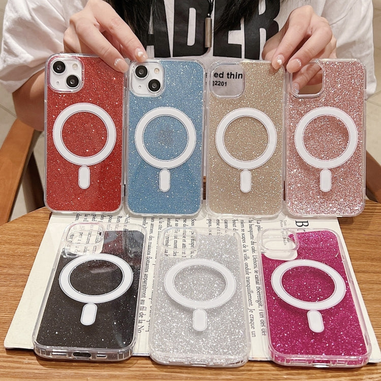 Acrylic Transparent Glitter MagSafe Phone Case, Series 5