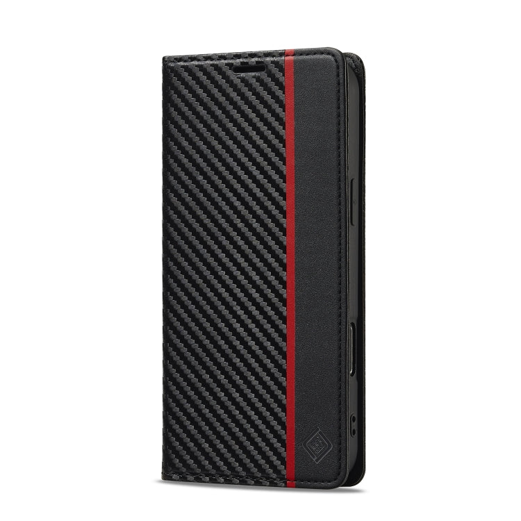 LC.IMEEKE Carbon Fiber Leather Phone Case