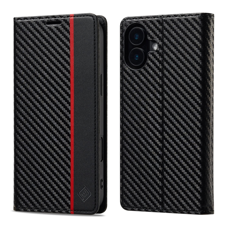 LC.IMEEKE Carbon Fiber Leather Phone Case