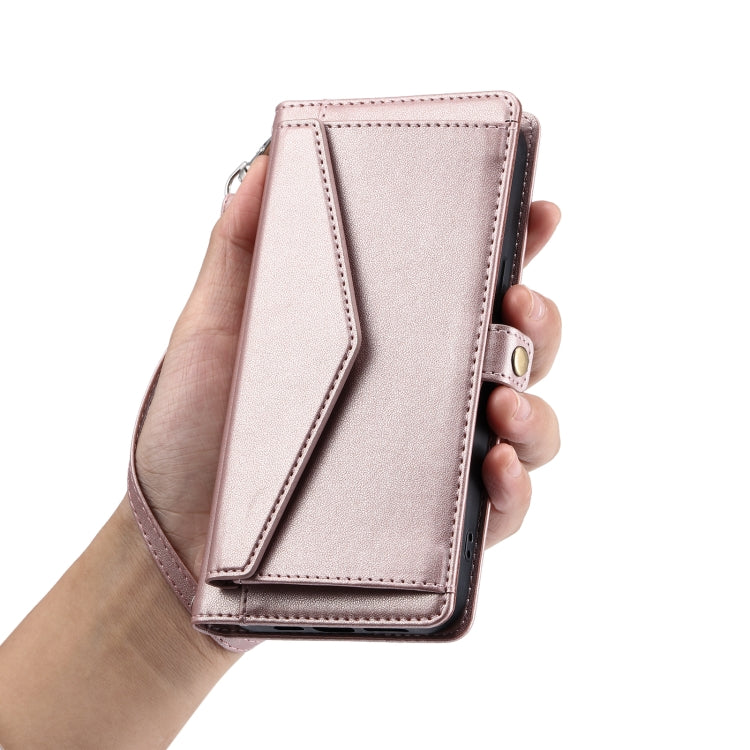 Wallet Multi-card Slot Leather Phone Case with Lanyard, Series 2