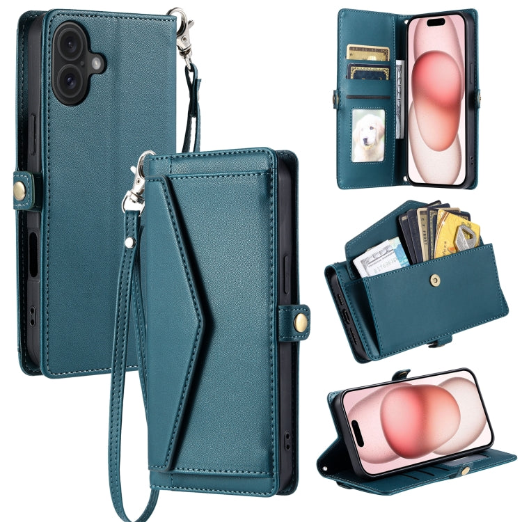 Wallet Multi-card Slot Leather Phone Case with Lanyard, Series 2