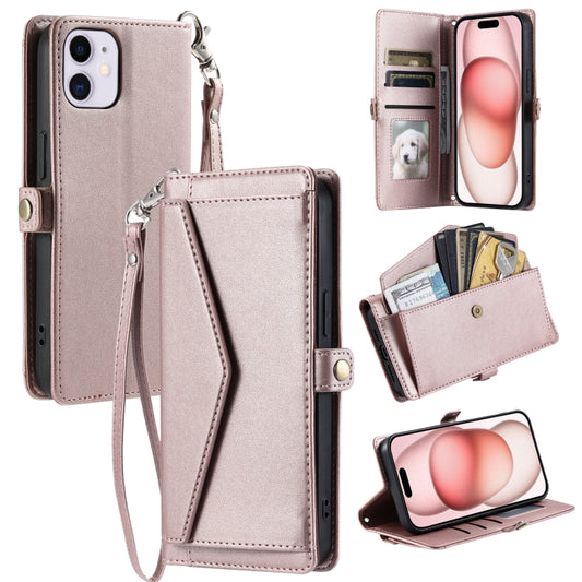 Wallet Multi-card Slot Leather Phone Case with Lanyard, Series 1