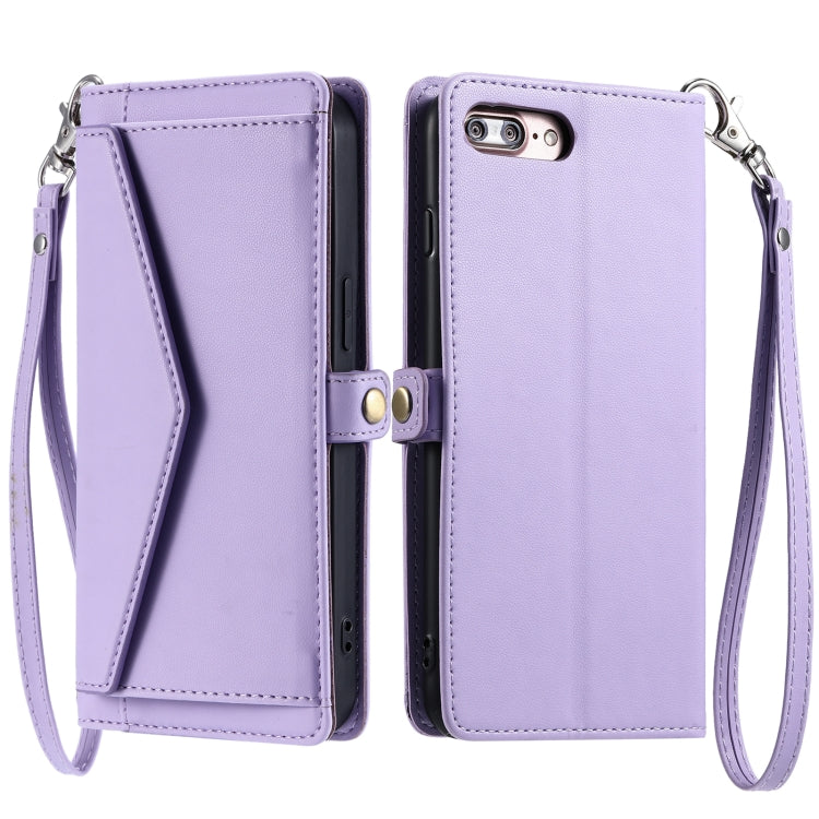 Wallet Multi-card Slot Leather Phone Case with Lanyard, Series 1