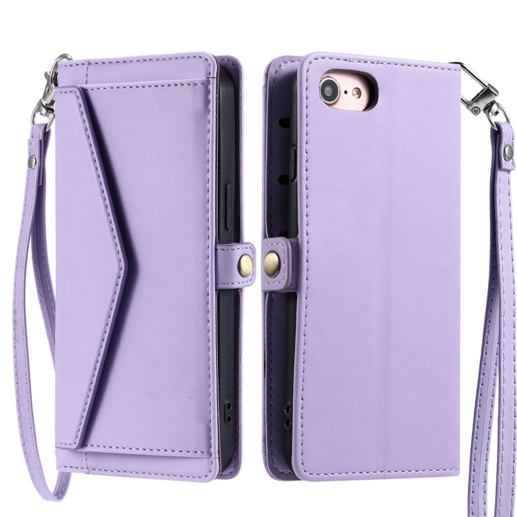 Wallet Multi-card Slot Leather Phone Case with Lanyard, Series 2