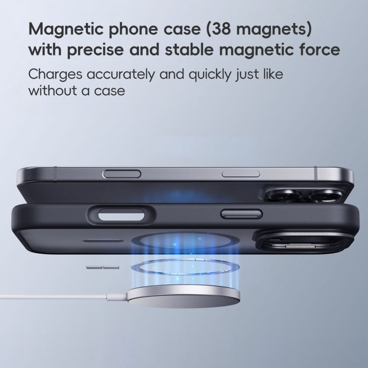 Frosted Lens Holder MagSafe Magnetic Phone Case