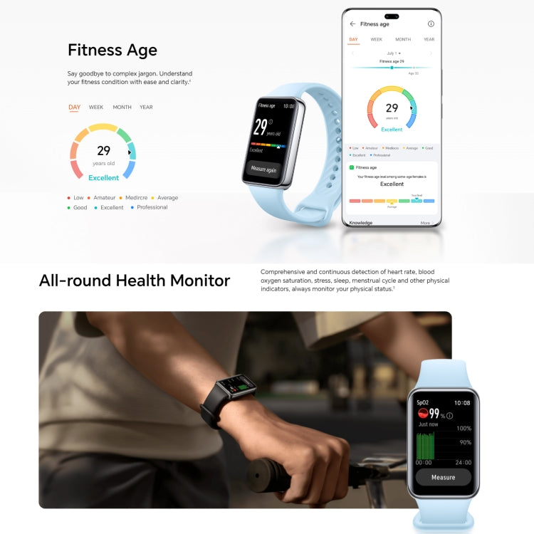 Honor Band 9, 1.57 inch AMOLED Screen, Support Heart Rate / Blood Oxygen / Sleep Monitoring, Standard Version