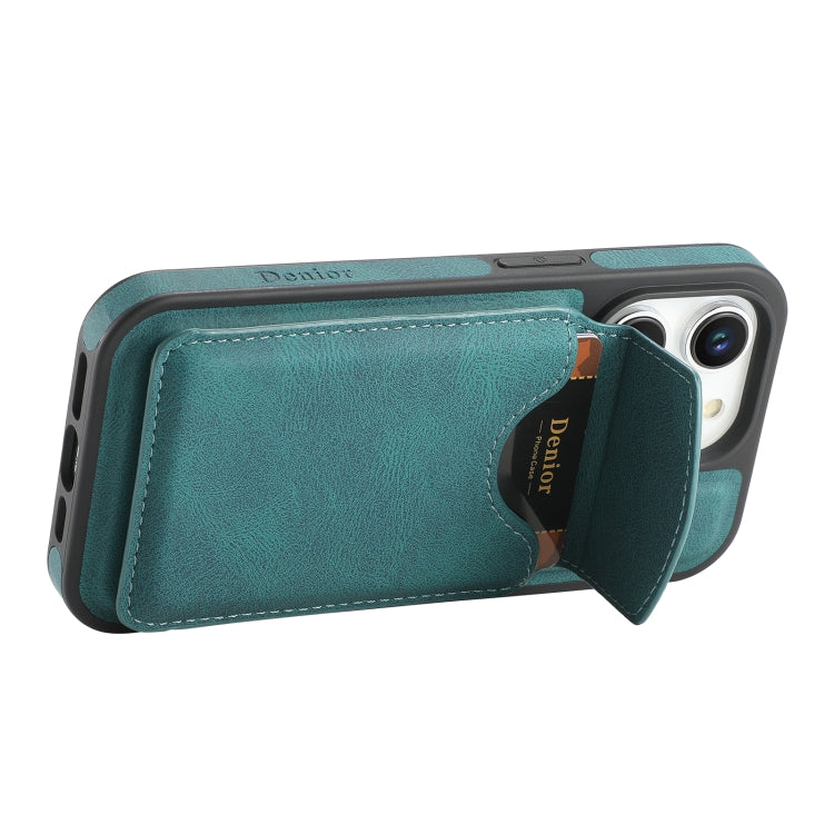 Denior D19 Skin Feel MagSafe Detachable Card Slot Phone Case, Series 2