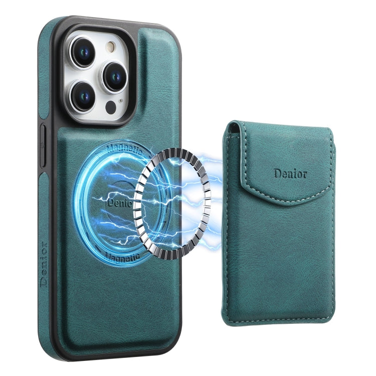 Denior D19 Skin Feel MagSafe Detachable Card Slot Phone Case, For iPhone 16 Plus, For iPhone 16, For iPhone 15 Pro Max, For iPhone 15 Plus / 14 Plus, For iPhone 15, For iPhone 14 / 13, For iPhone 14 Pro, For iPhone 13 Pro, For iPhone 12 / 12 Pro