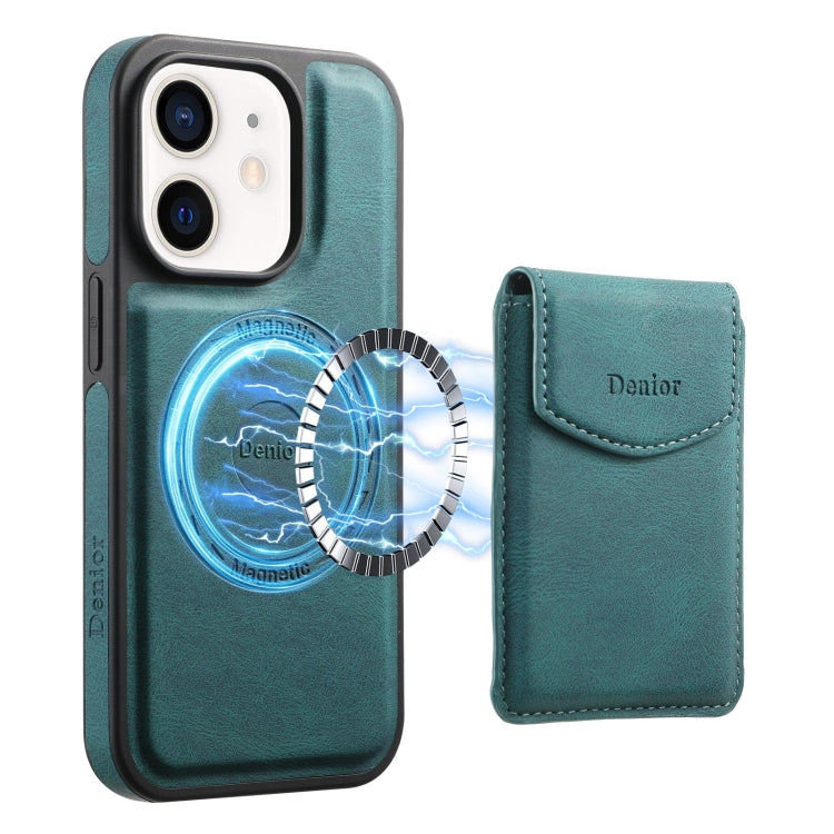 Denior D19 Skin Feel MagSafe Detachable Card Slot Phone Case, For iPhone 16 Plus, For iPhone 16, For iPhone 15 Pro Max, For iPhone 15 Plus / 14 Plus, For iPhone 15, For iPhone 14 / 13, For iPhone 14 Pro, For iPhone 13 Pro, For iPhone 12 / 12 Pro