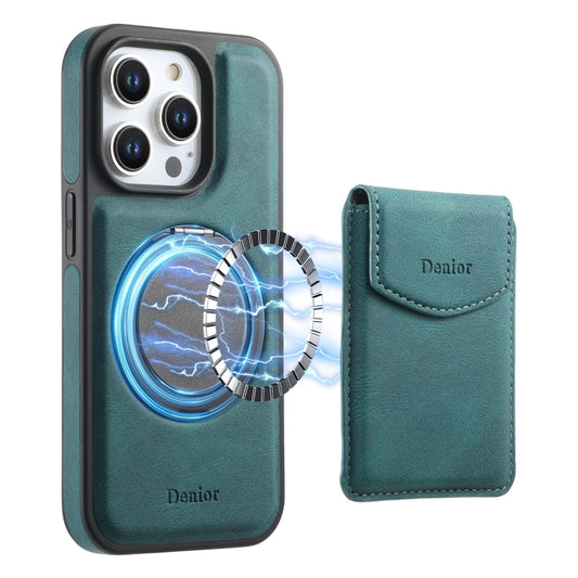 Denior D20 Skin Feel MagSafe Holder Detachable Card Slot Phone Case, Series 2