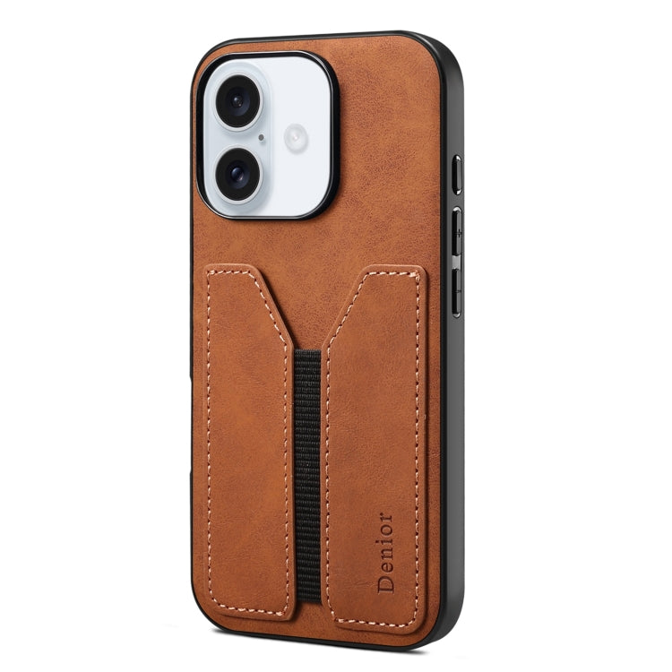 Denior D07 DV Elastic Card Slot PU Back Cover Phone Case