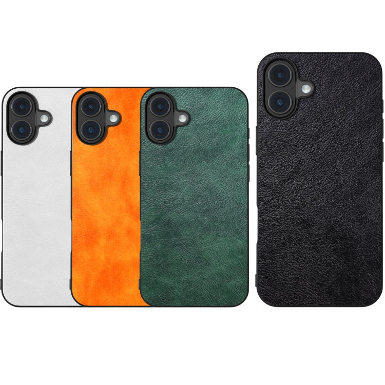 Dual Color Lichi Texture PU Phone Case