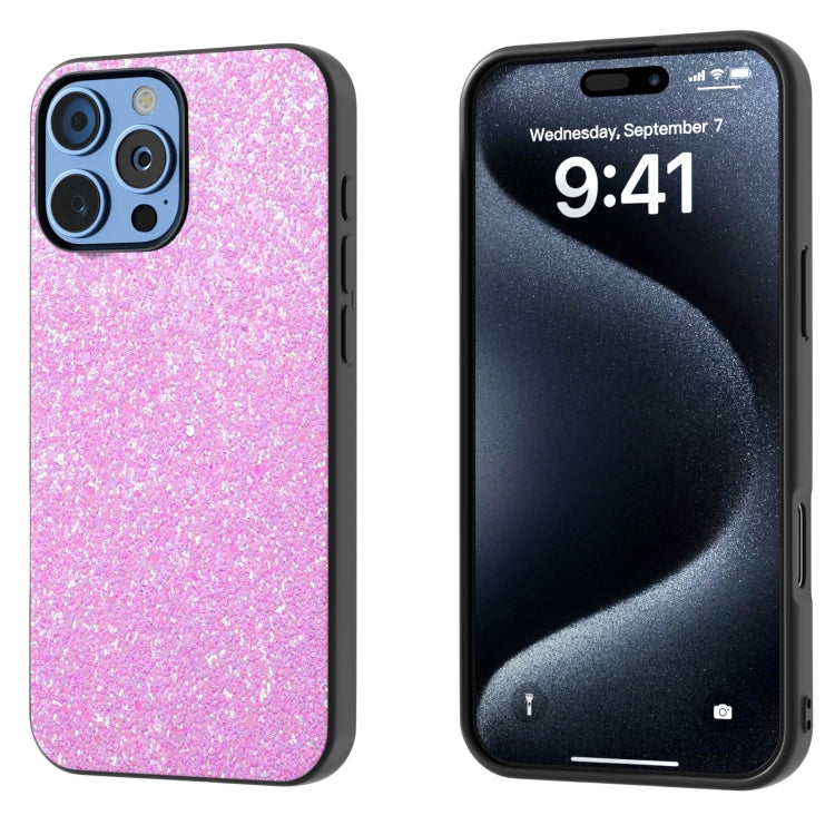 Black Frame Colorful Glitter Phone Case, Series 2