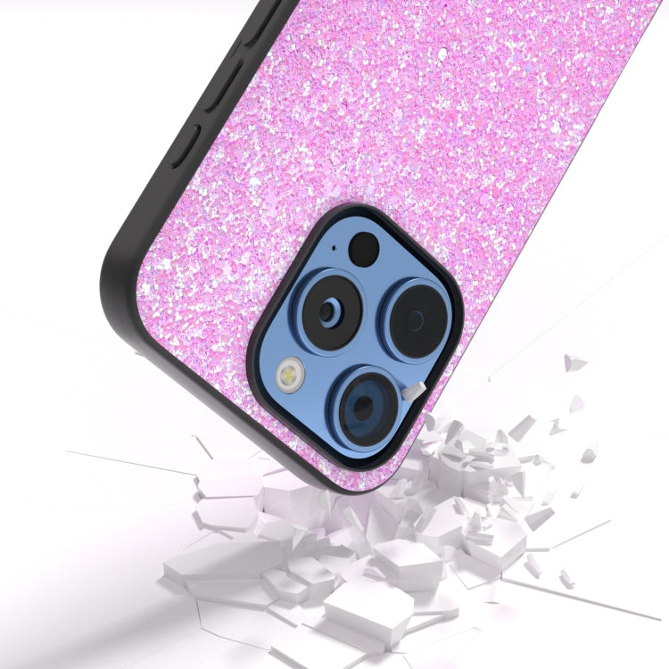 Black Frame Colorful Glitter Phone Case, Series 2