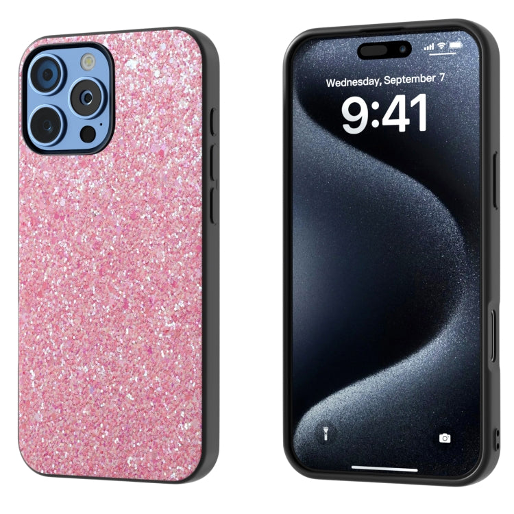 Black Frame Colorful Glitter Phone Case, Series 2