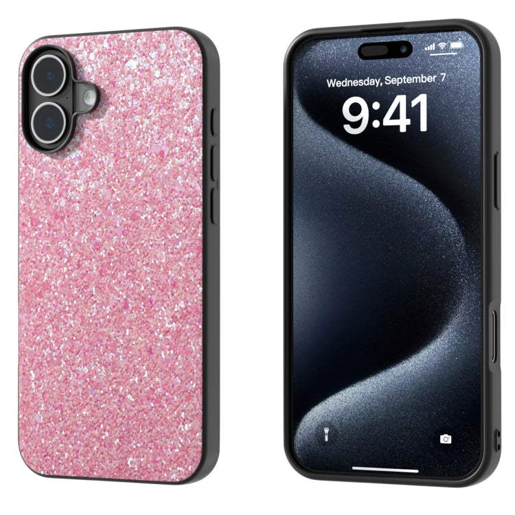 Black Frame Colorful Glitter Phone Case, Series 1