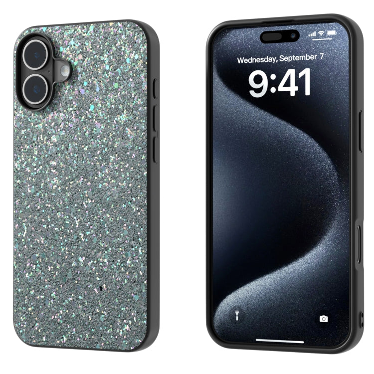 Black Frame Colorful Glitter Phone Case, Series 1