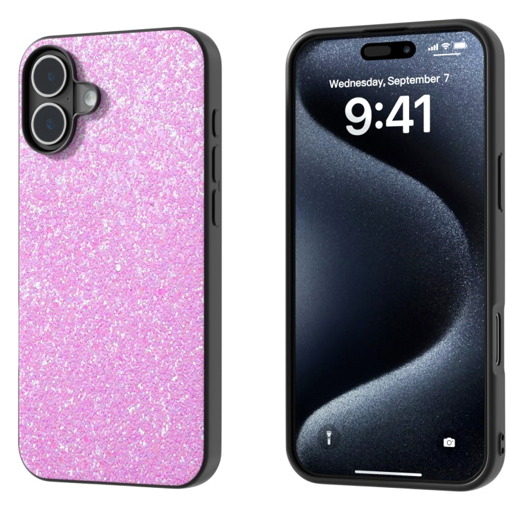 Black Frame Colorful Glitter Phone Case, Series 1