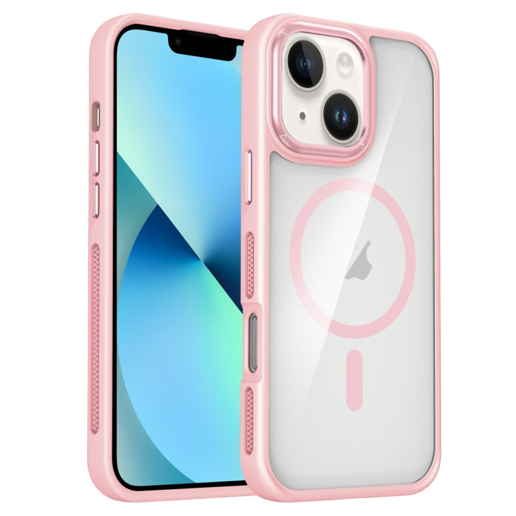 Breathable Skin Feel Transparent MagSafe Magnetic Phone Case, For iPhone 15 Plus / 14 Plus, For iPhone 14 / 13, For iPhone 15, For iPhone 13 Pro, For iPhone 12 Pro Max